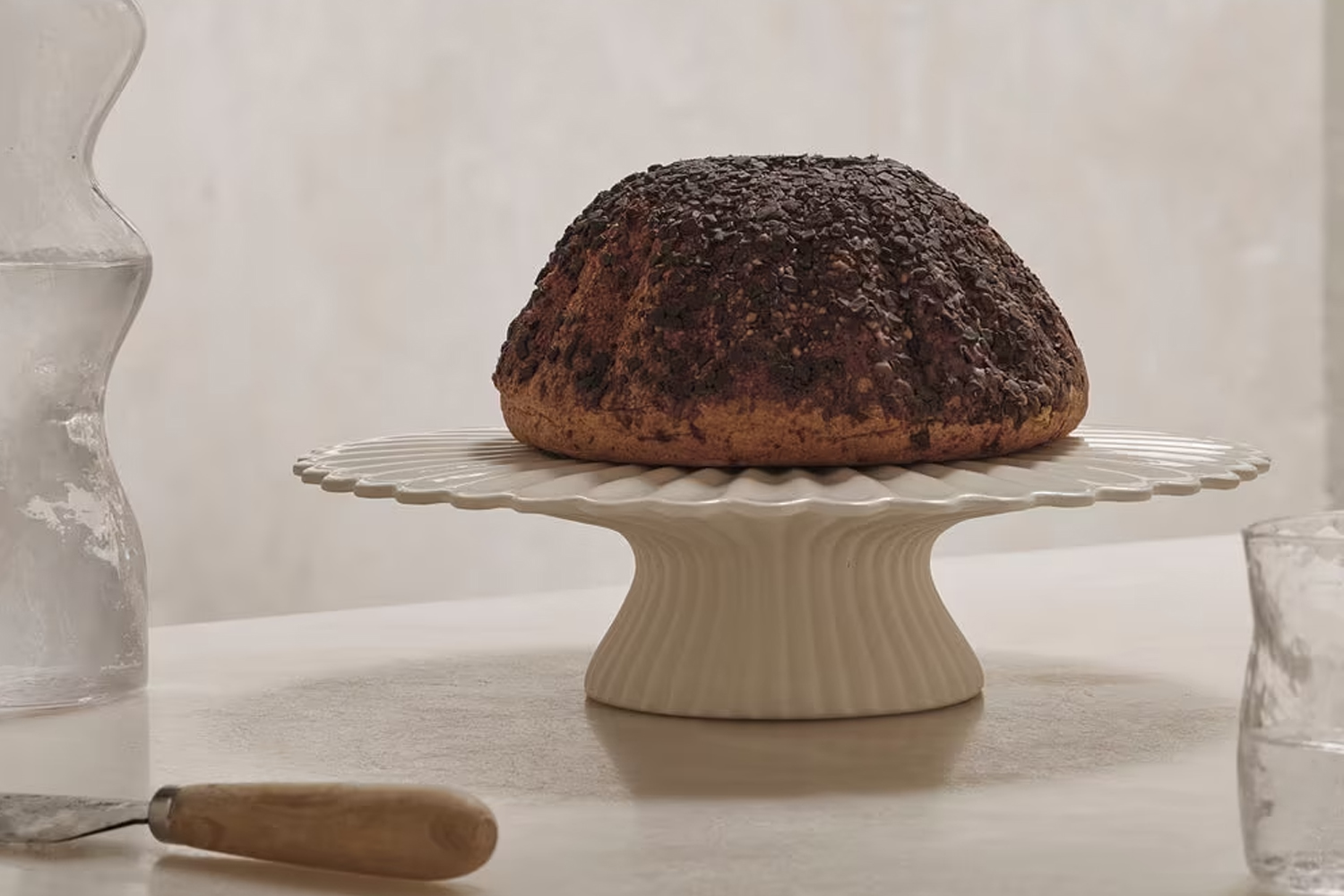 ferm living cake stand in situ