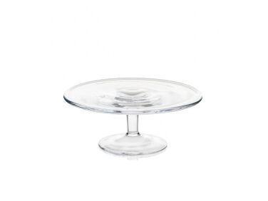 klara small glass cake stand