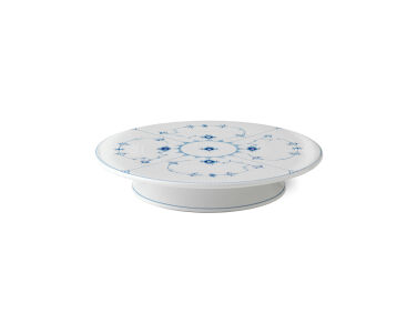 royal copenhagen blue fluted plain dish on stand