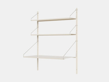 frama shelf library desk section warm white  
