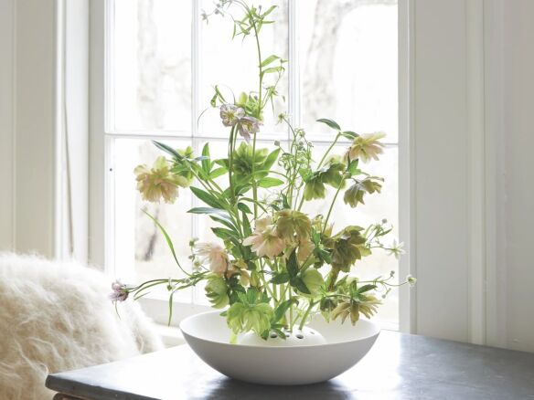 flower frog bowl vase the floral society crop  