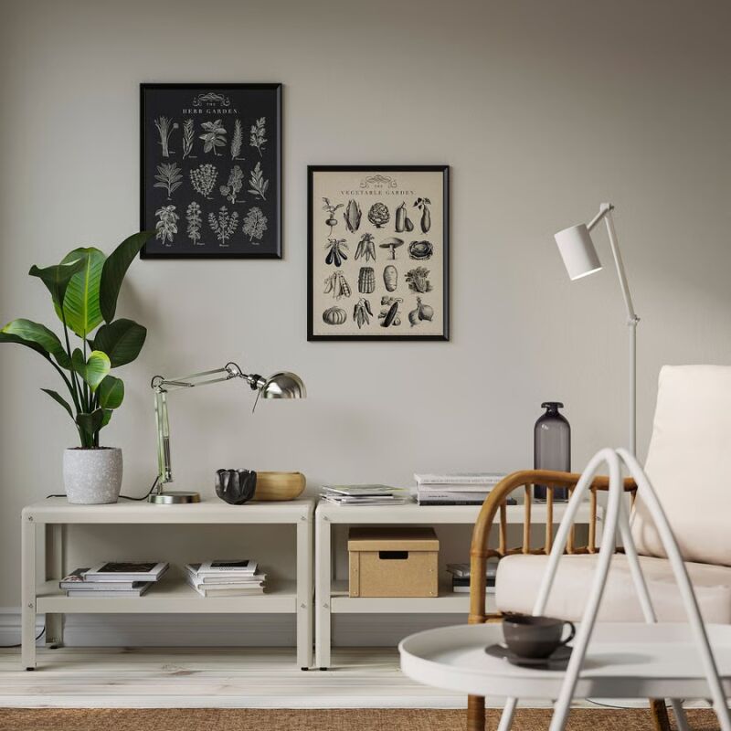 ikea kolbjorn shelf unit short  