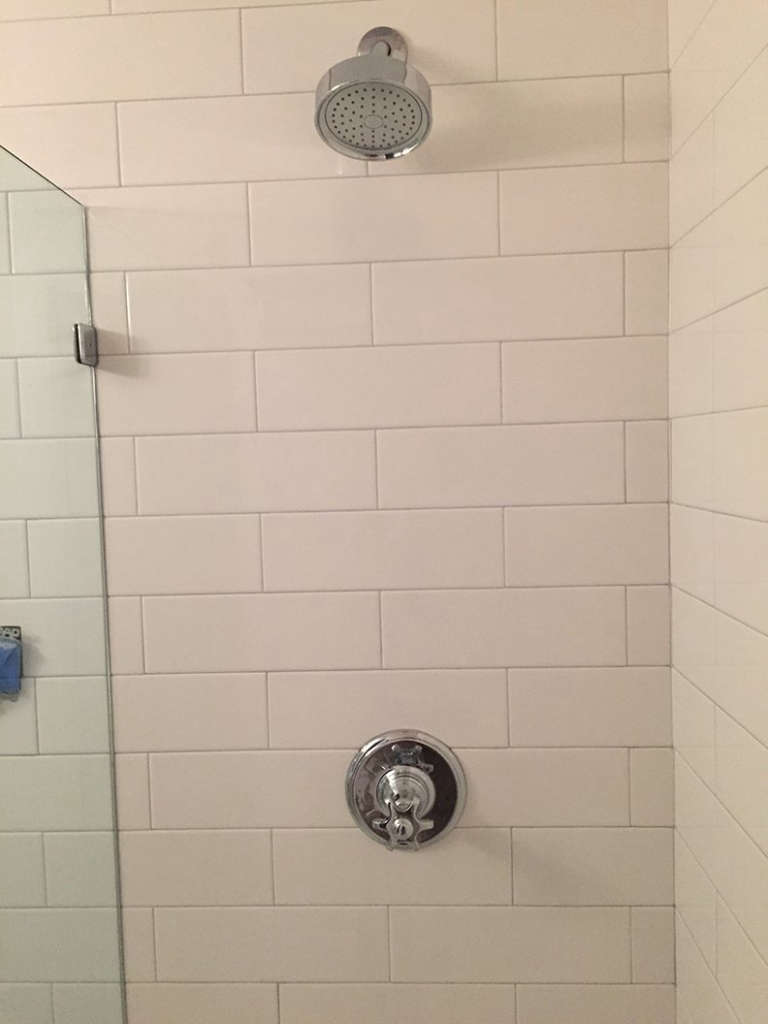 shower space after   completed 8