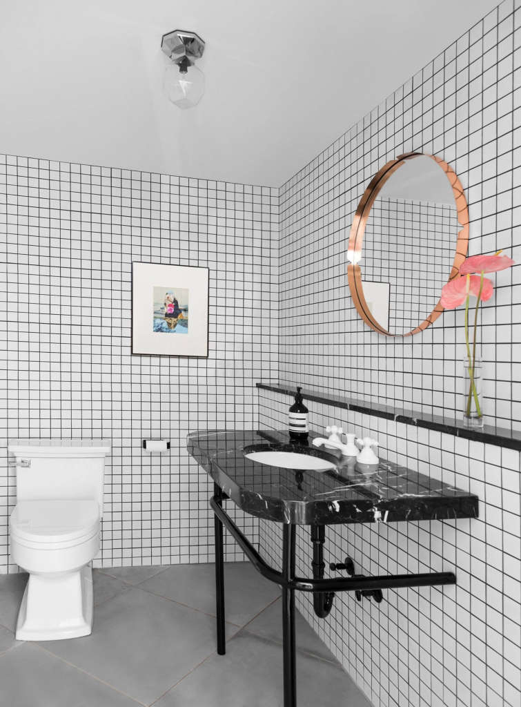 Monochromatic Bathroom portrait 3 7