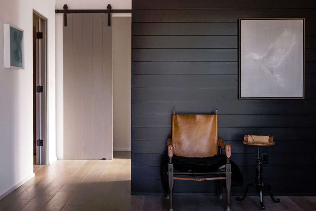 edwin master bathroom – paneled wall with vintage chair 10