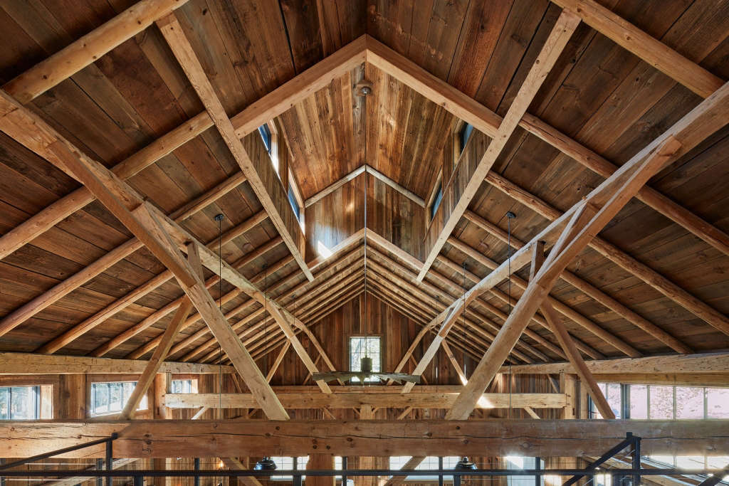 ceiling, trusses, and monitor 14