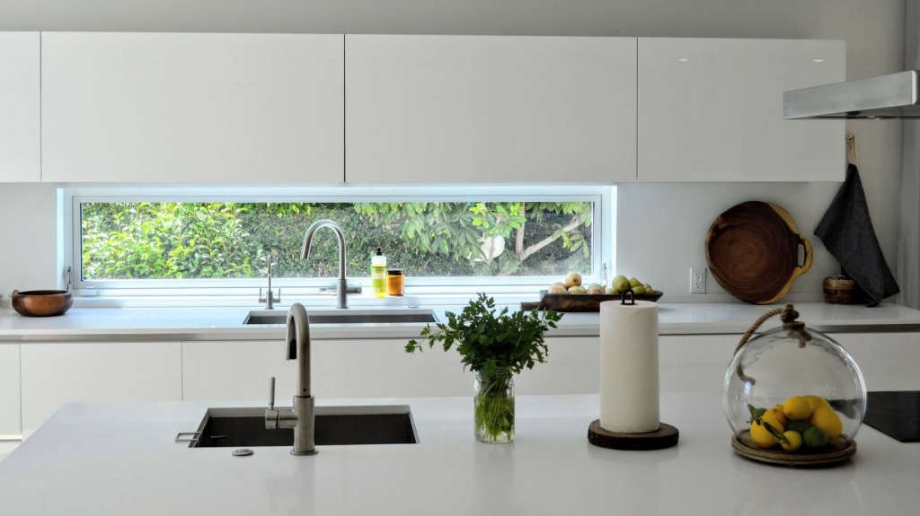 White and bright modern family kitchen portrait 3 11