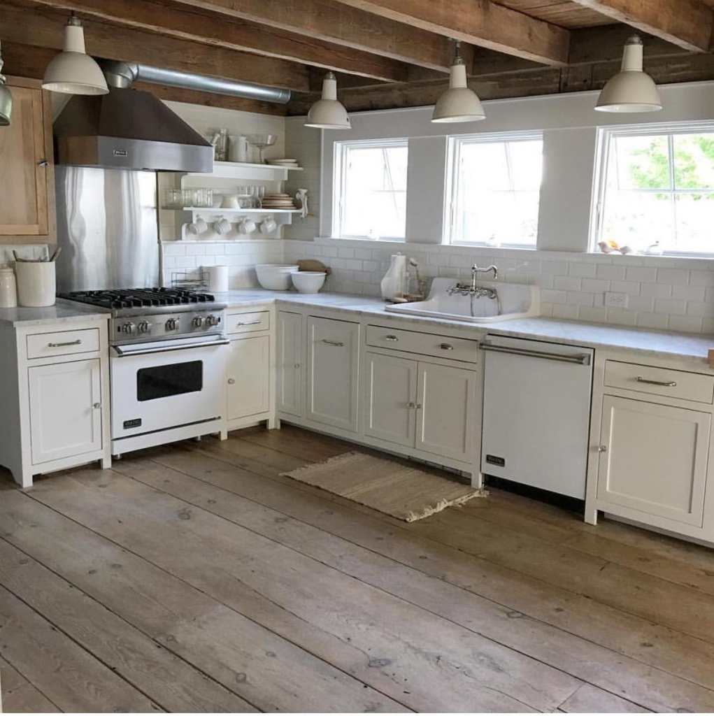 Simple farmhouse kitchen on the North Fork portrait 3 7