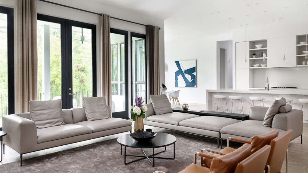 minimalistic spacious living room 9