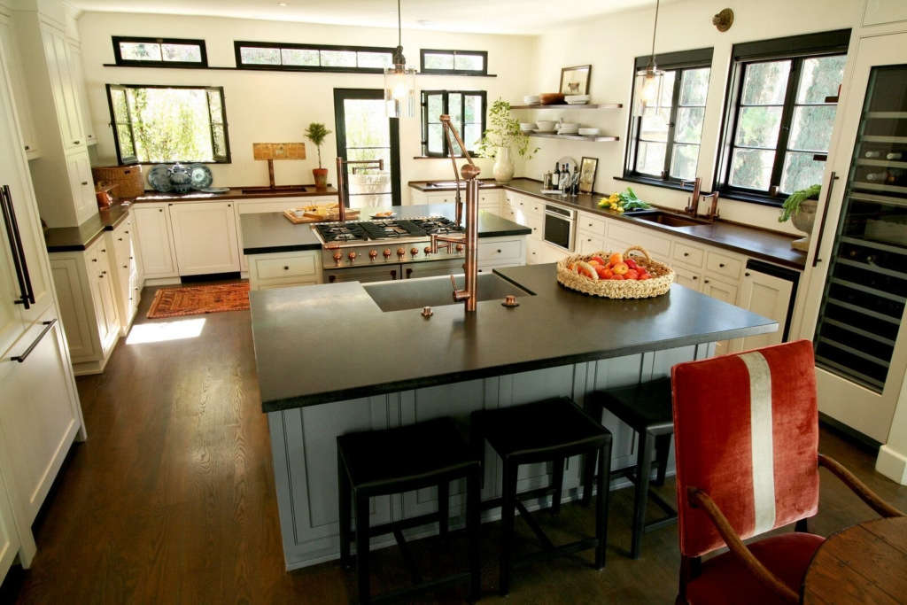 vintage open concept kitchen 7