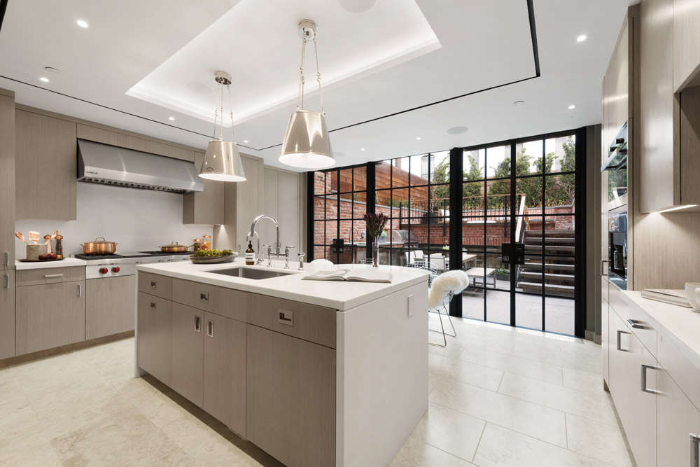 modern kitchen with steel & glass facade 7