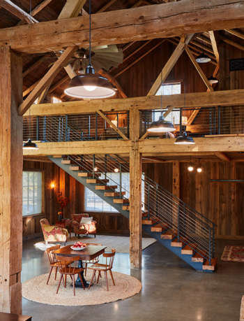 net zero barn interiors catherine truman architects