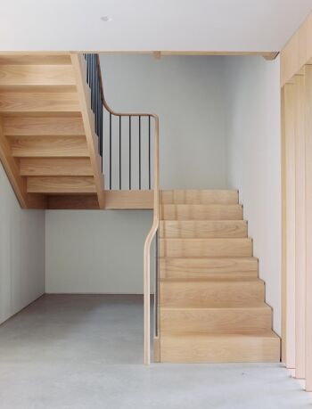 underwood light oak staircase by mclaren excell